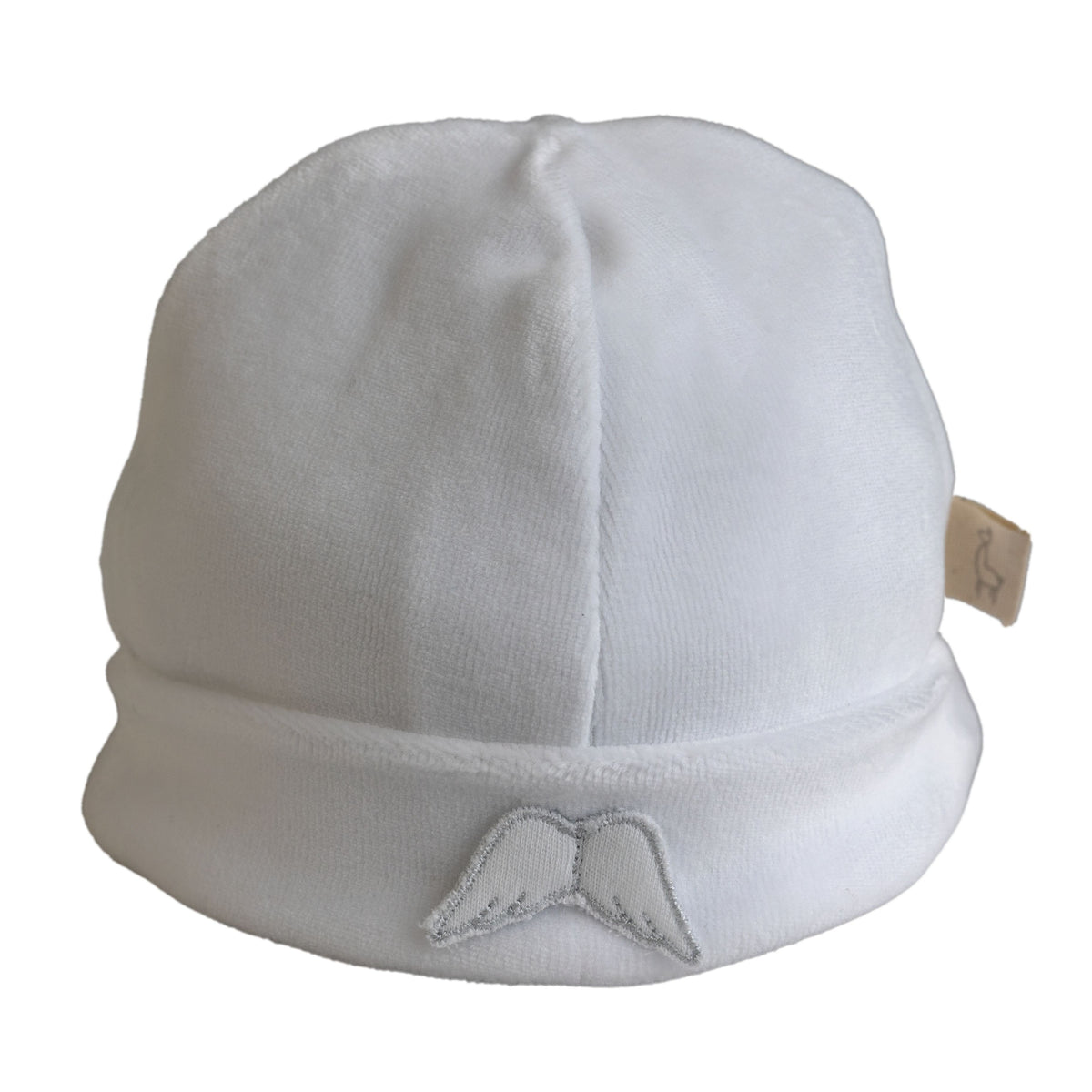 Baby Gi White Velour Wings Hat