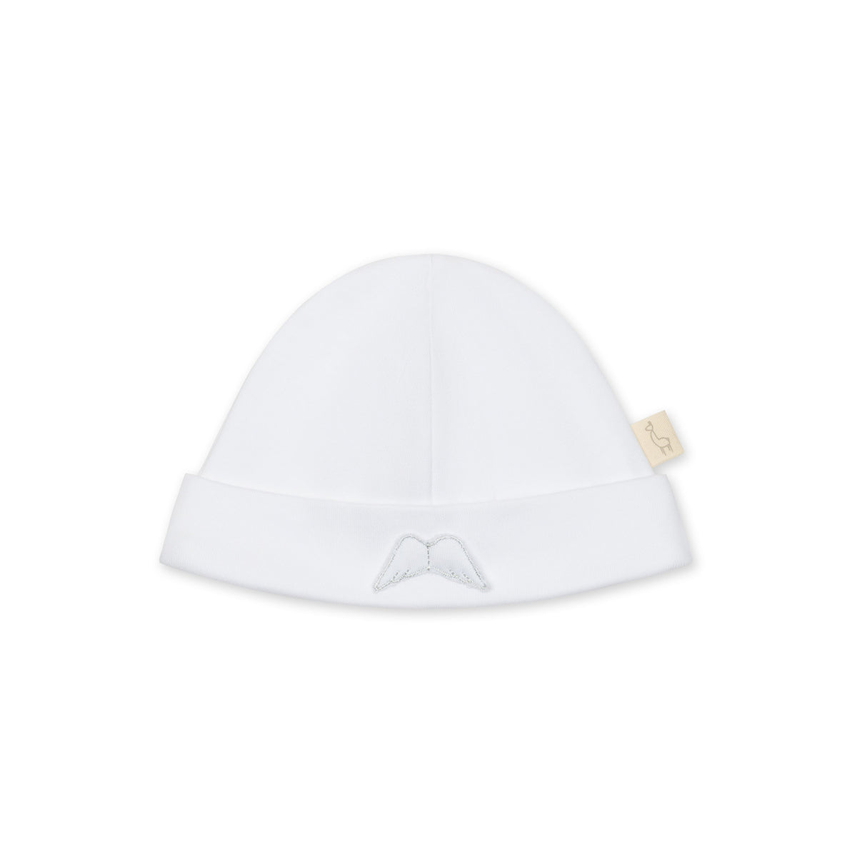 Baby Gi White Cotton Wings Hat