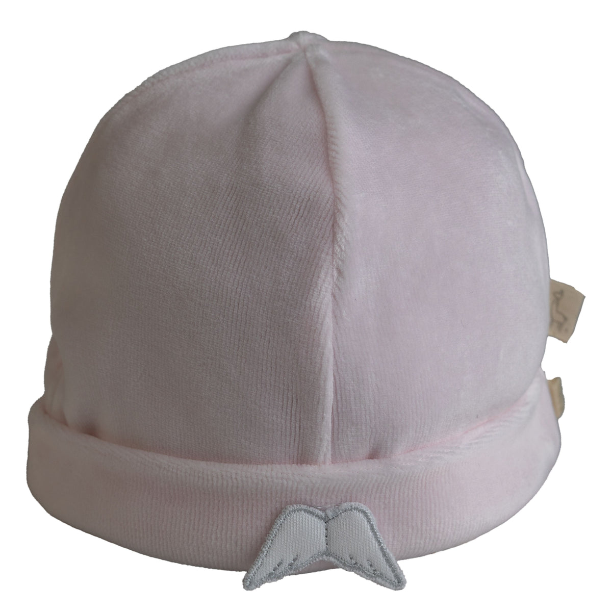 Baby Gi Pale Pink Velour Wings Hat