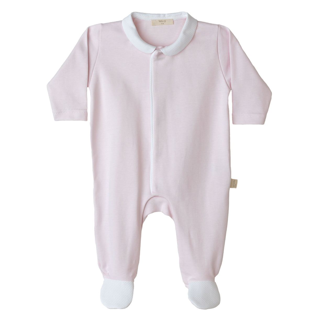 Baby Gi Pink Cotton Wings Babygrow