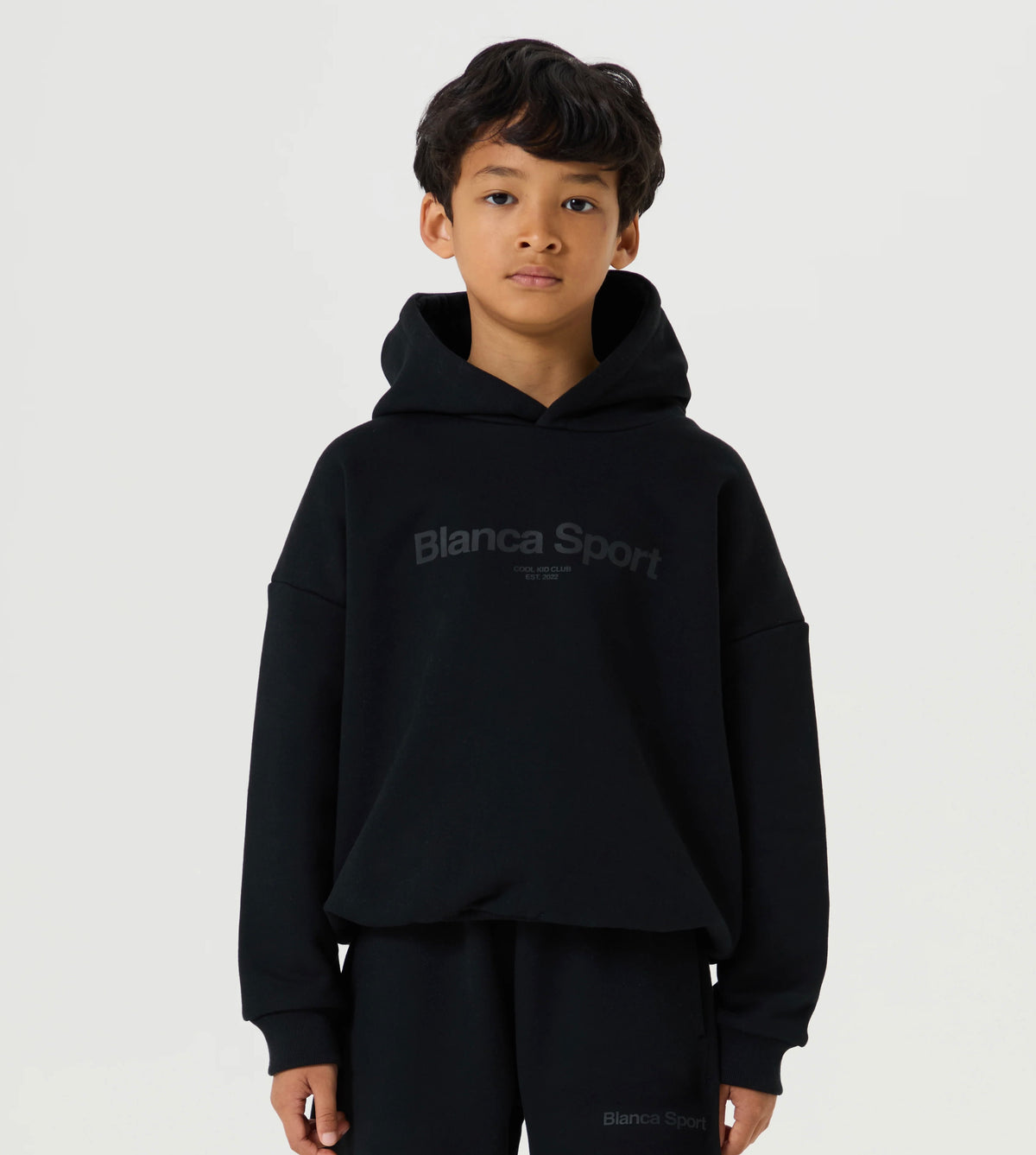 Blanca Sport Unisex Black Oversized Hoodie