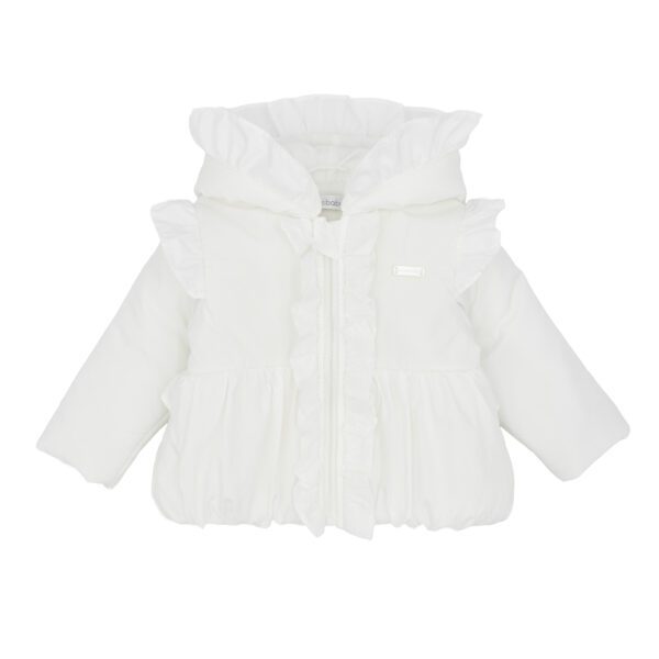 Blues Baby White Frill Padded Jacket