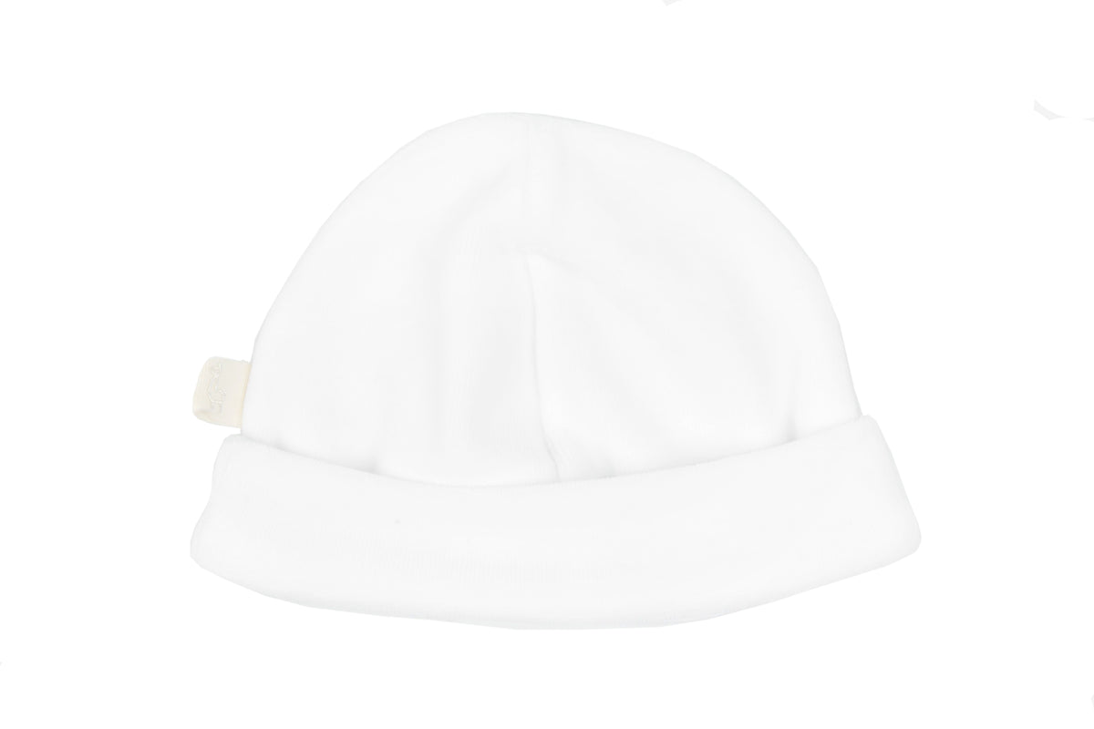 Baby Gi White Velour Hat