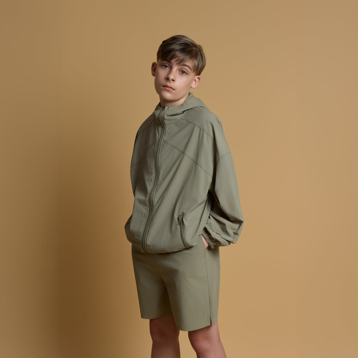 Blanca Sport Boys Khaki Windbreaker