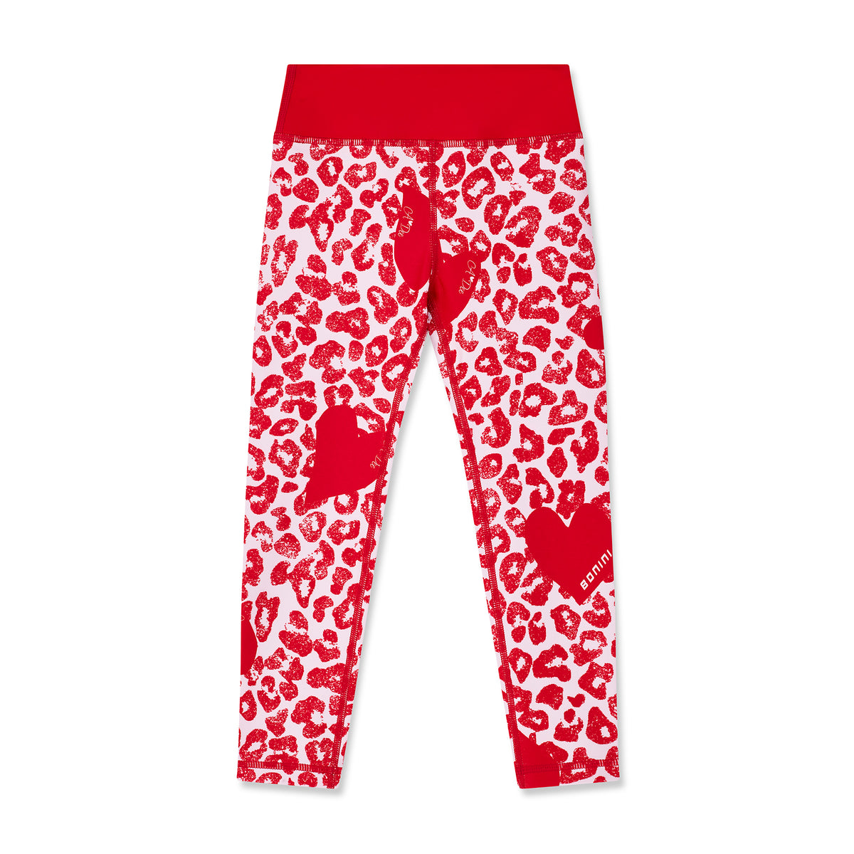 Bonini by A Dee Red Leopard Leggings