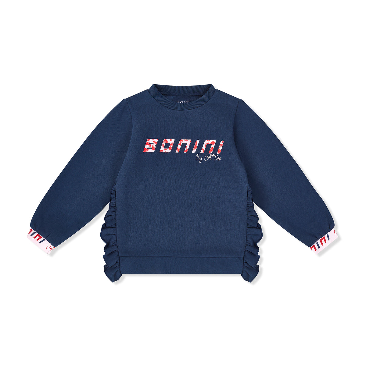 Bonini by A Dee Navy Logo Sweatshirt