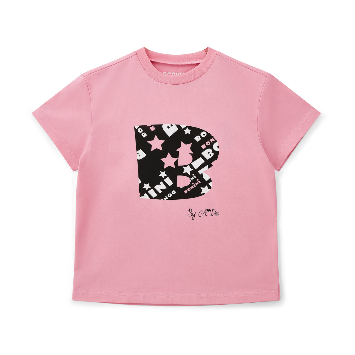 Bonini by A Dee Pink Oversized 'B' T-Shirt