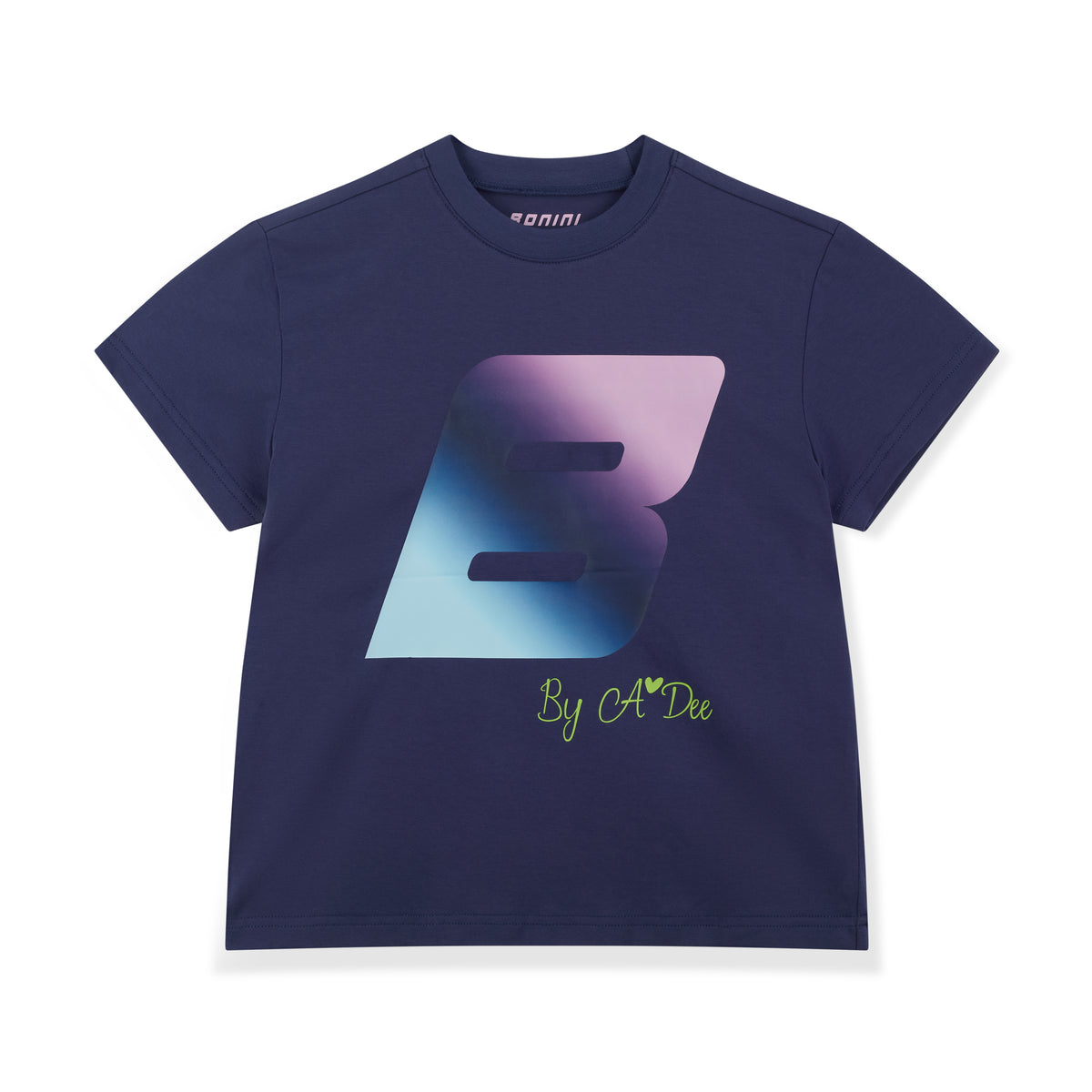 Bonini by A Dee Navy Oversized B T-Shirt