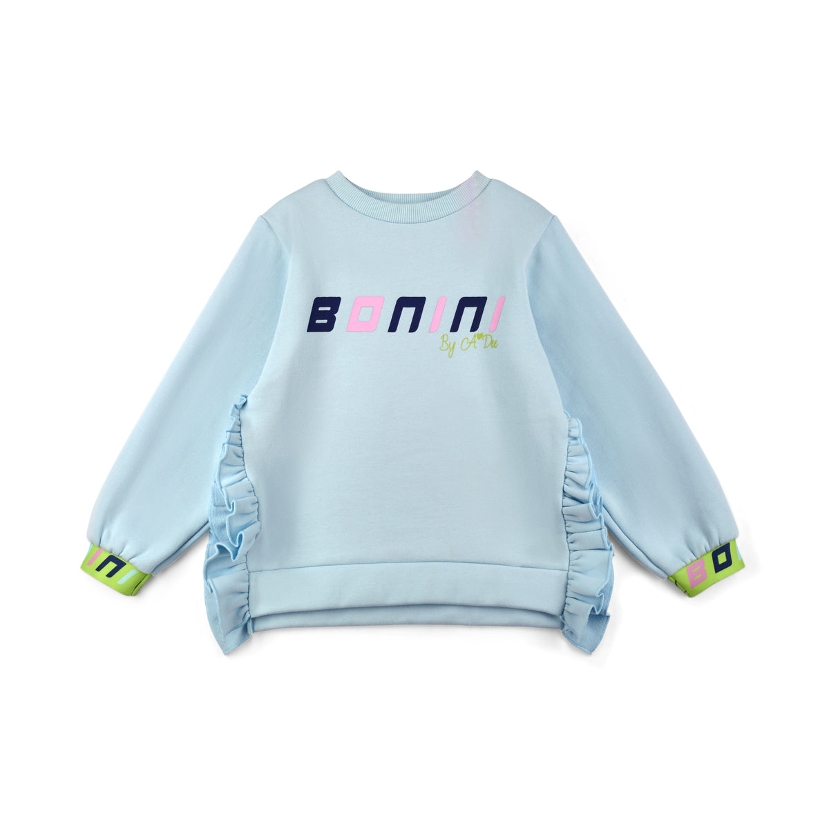 Bonini by A Dee Blue Logo Sweatshirt