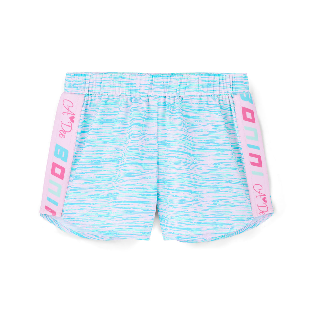 Bonini by A Dee 'Spark' Blue Spacedye Shorts