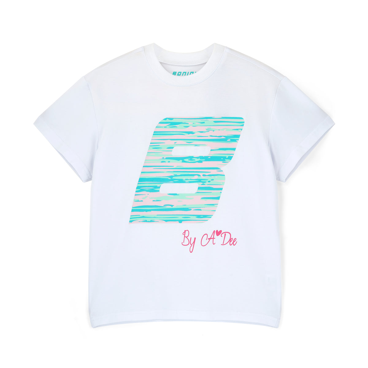 Bonini by A Dee 'Dynamic' White B T-Shirt
