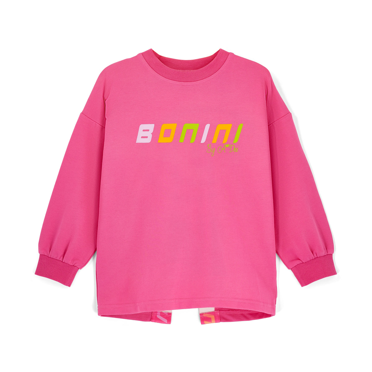 Bonini by A Dee 'Grove' Fuchsia Logo Sweatshirt