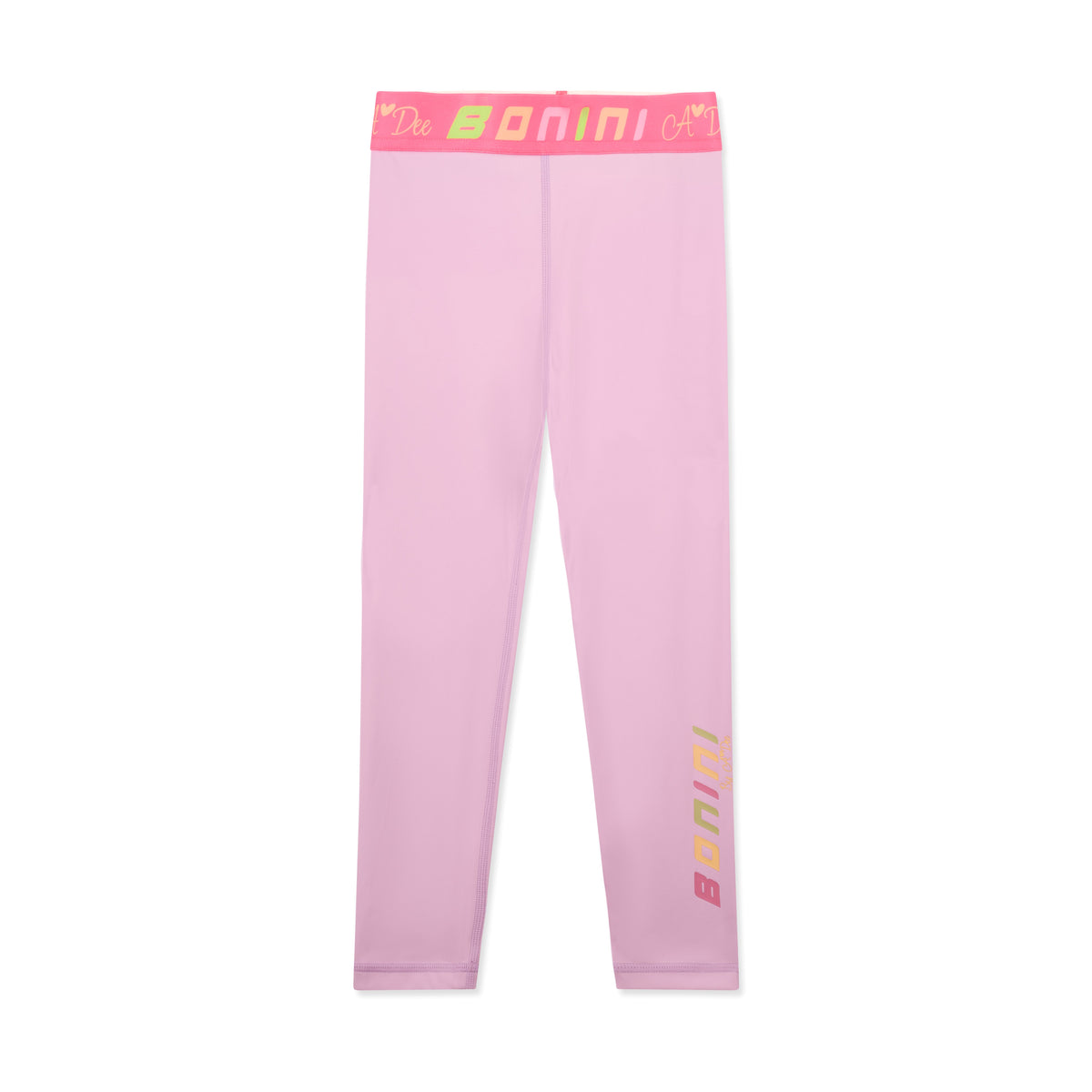 Bonini by A Dee 'Inspire' Lilac Logo Leggings