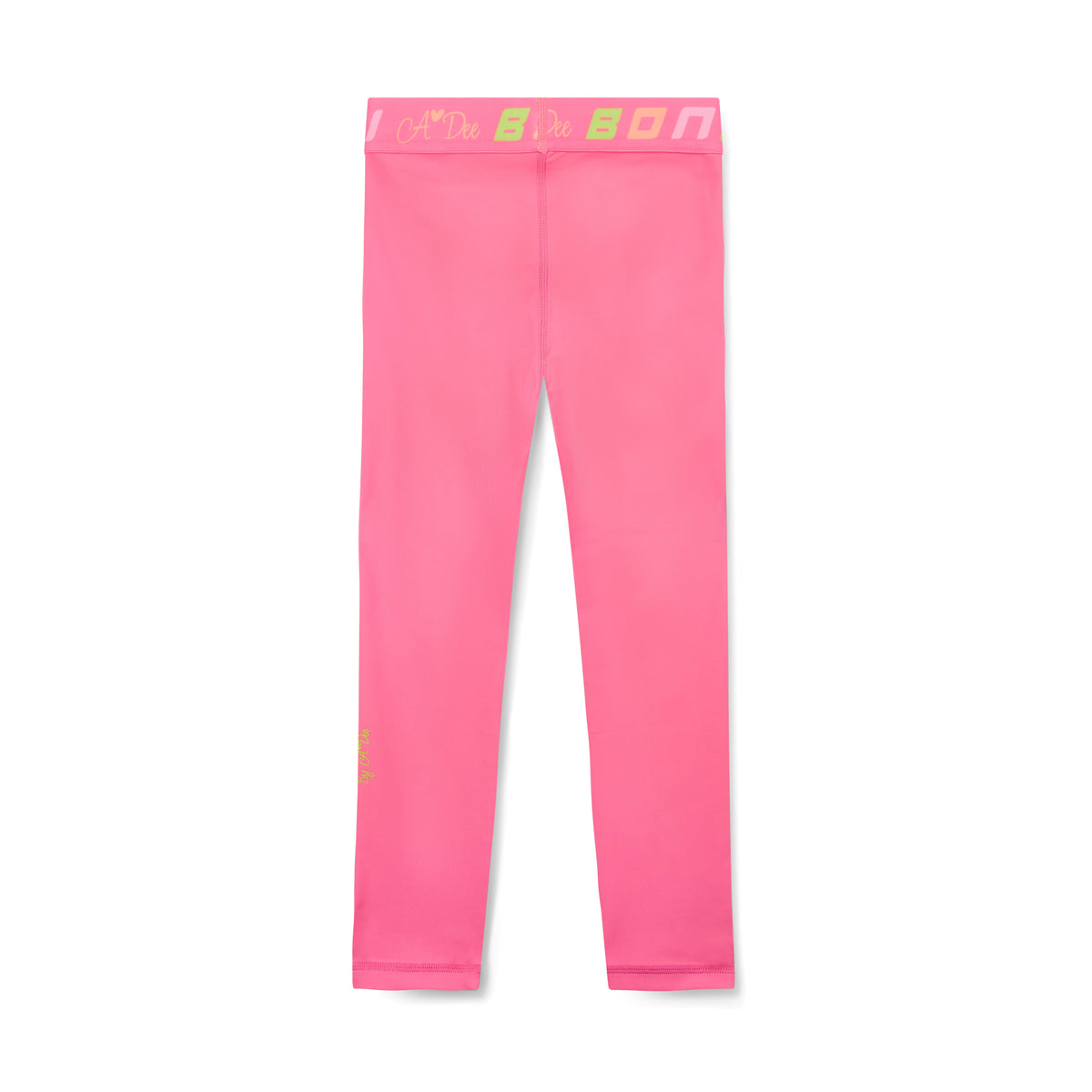Bonini by A Dee 'Inspire' Fuchsia Logo Leggings