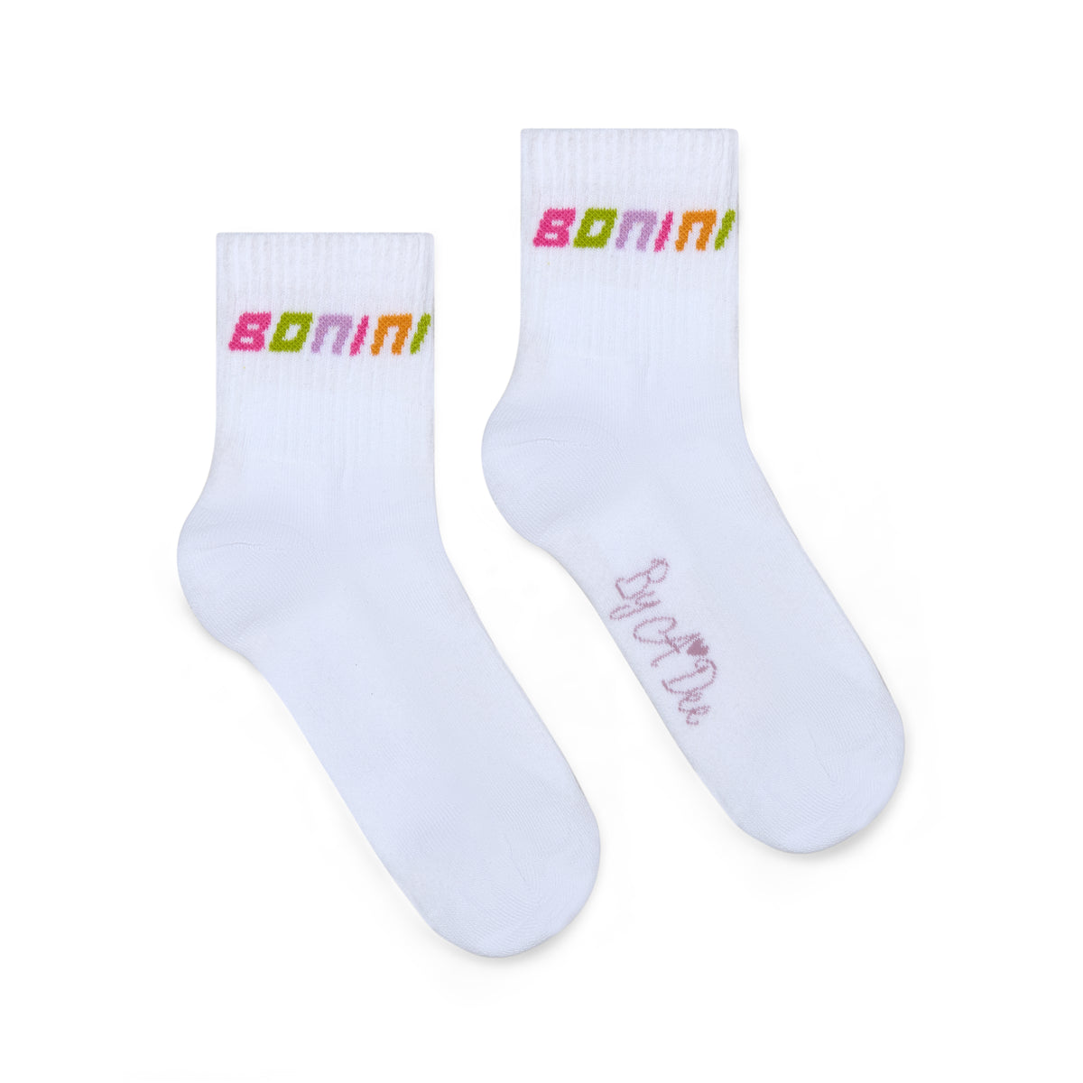 Bonini by A Dee White 'Twirl' Logo Socks