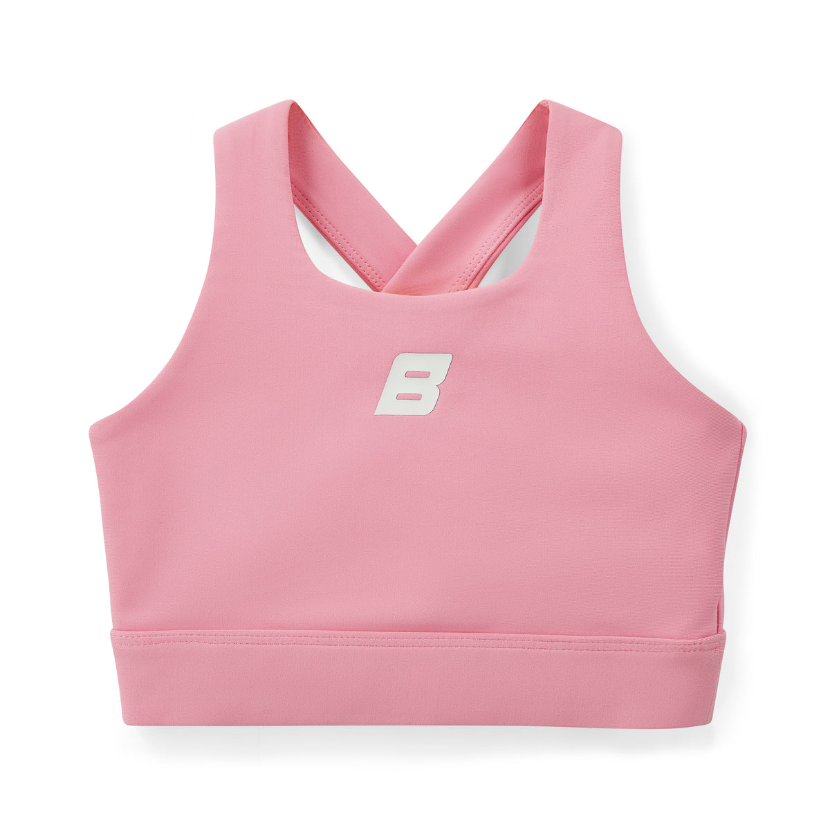 Bonini by A Dee Pink Logo Crop Top