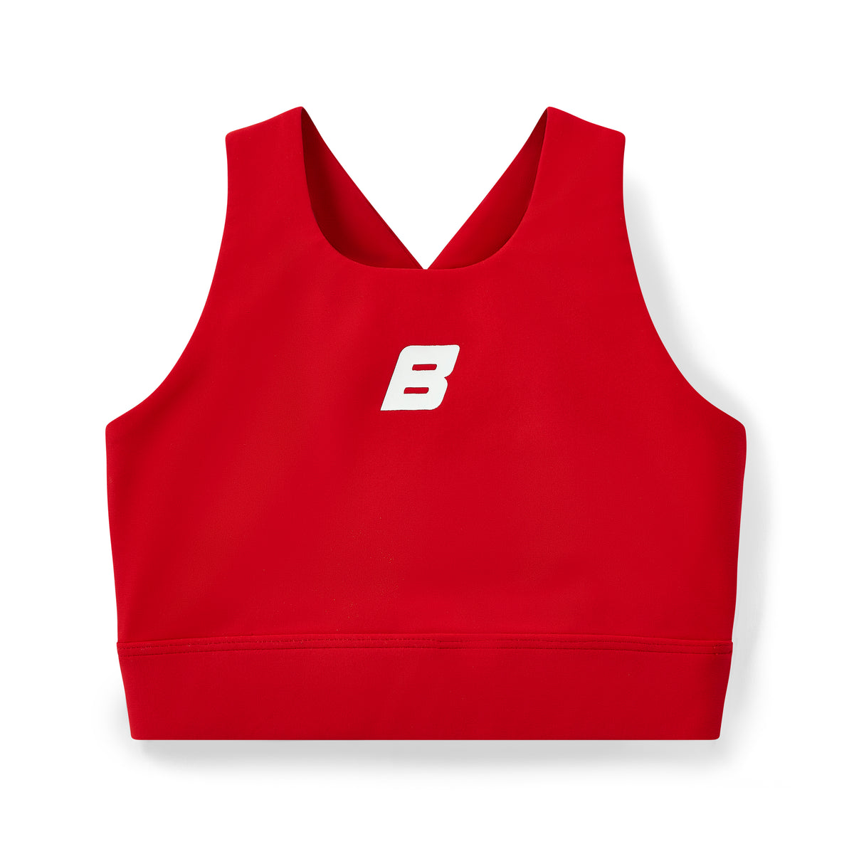 Bonini by A Dee Red Logo Crop Top