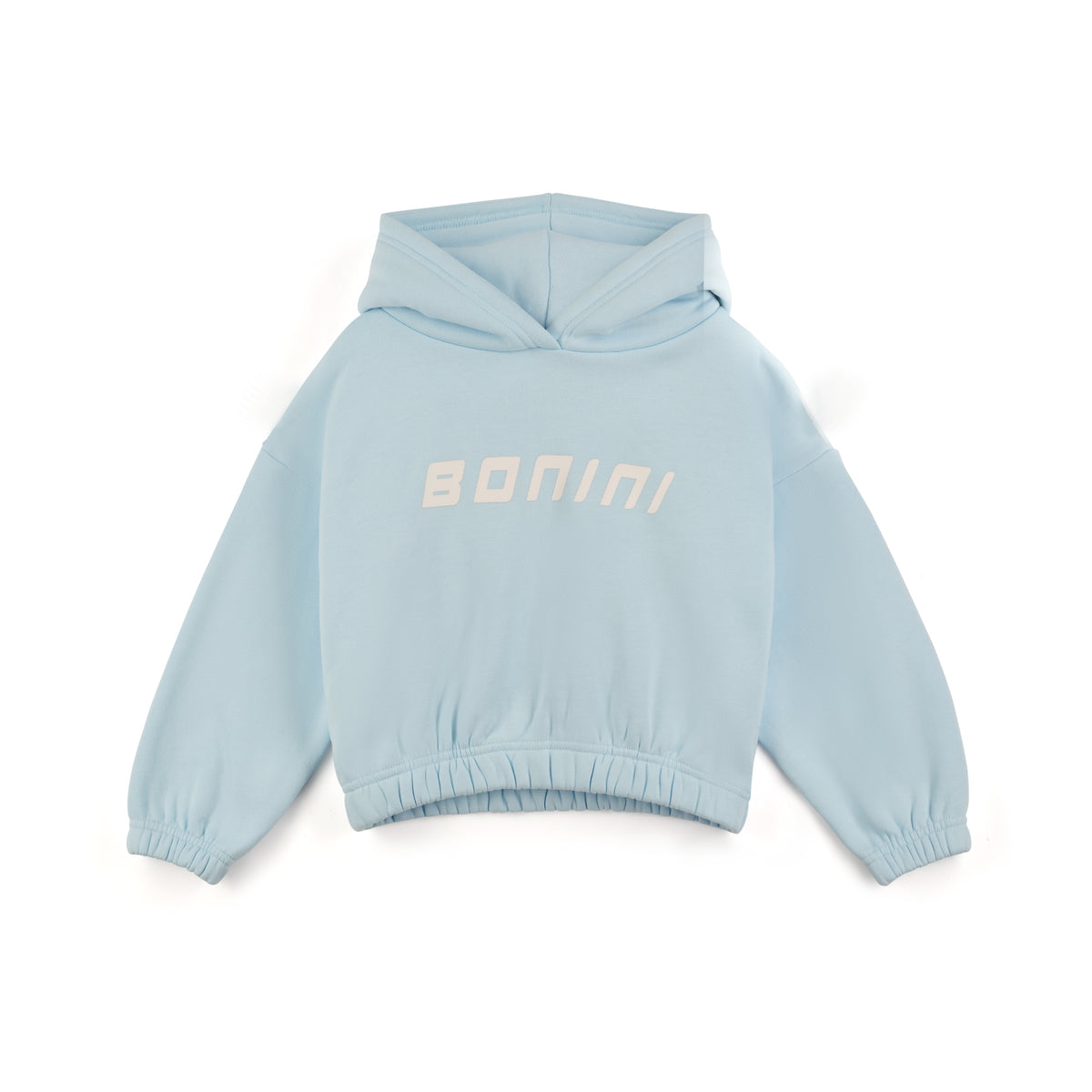 Bonini by A Dee Pale Blue Logo Hoodie