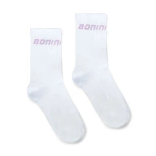 Bonini by A Dee White/Lilac Logo Sport Socks