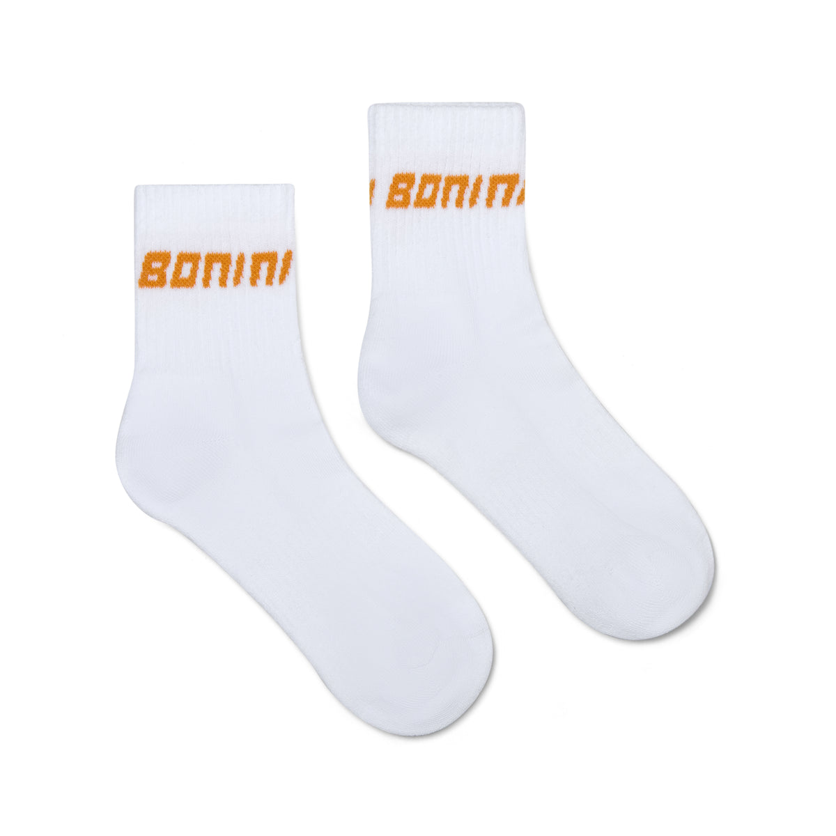 Bonini by A Dee White/Orange Logo Socks