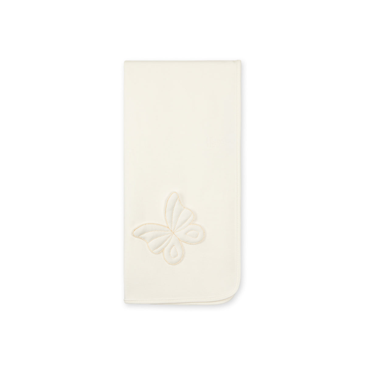 Baby Gi Ivory Butterfly Muslin Blanket