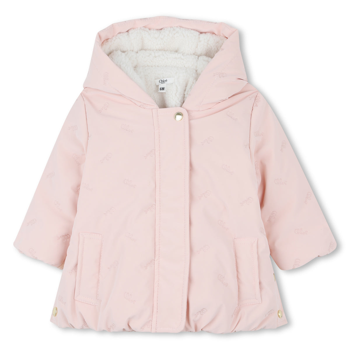 Chloé Baby Pink Puffer Jacket