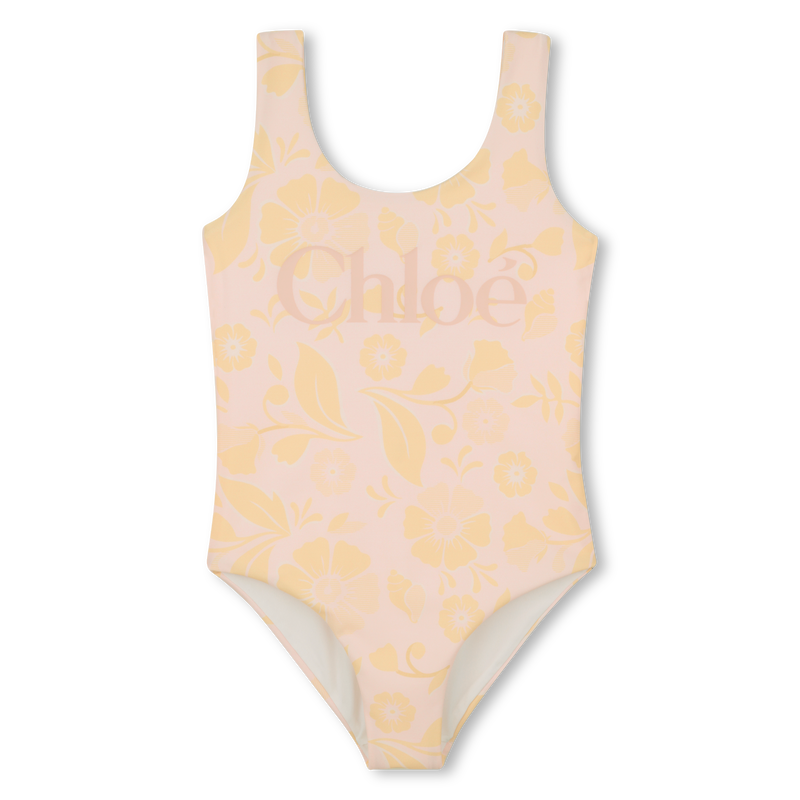 Chloé Girls Yellow/Pink Swimsuit