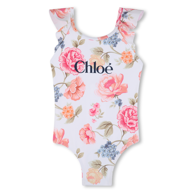 Chloé Girls Floral Print Swimsuit