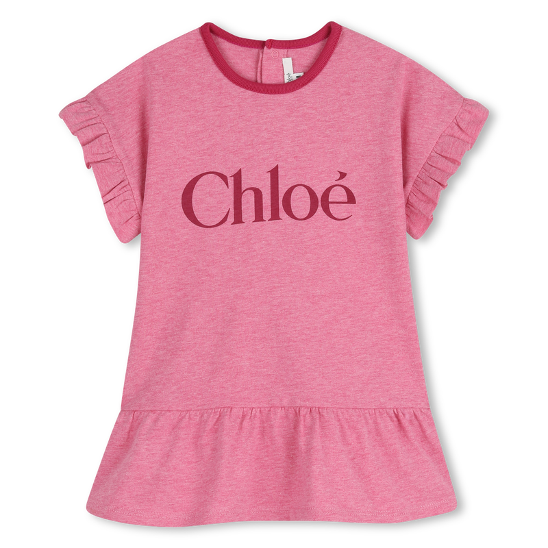 Chloé Baby Fuchsia Logo Dress