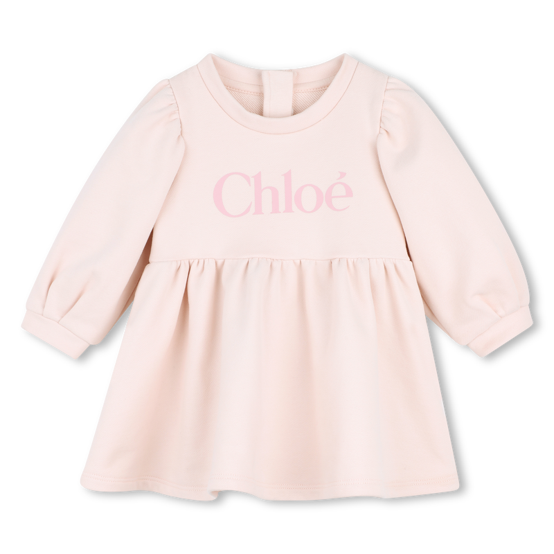 Chloé Baby Pale Pink Logo Dress
