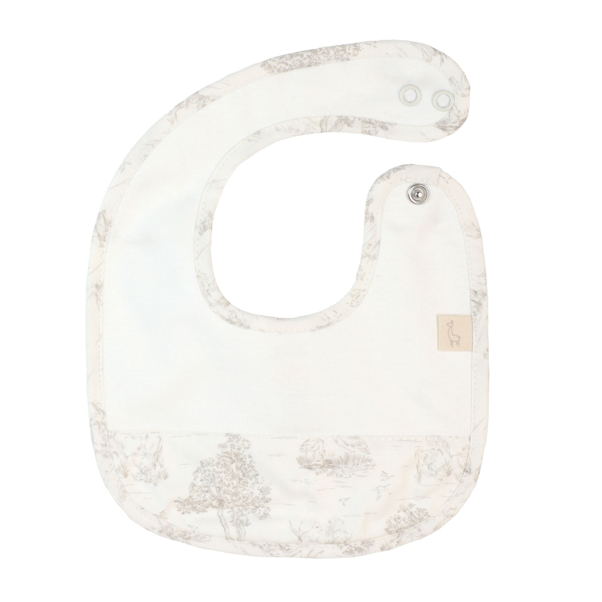 Baby Gi Ivory Country Muslin Bib