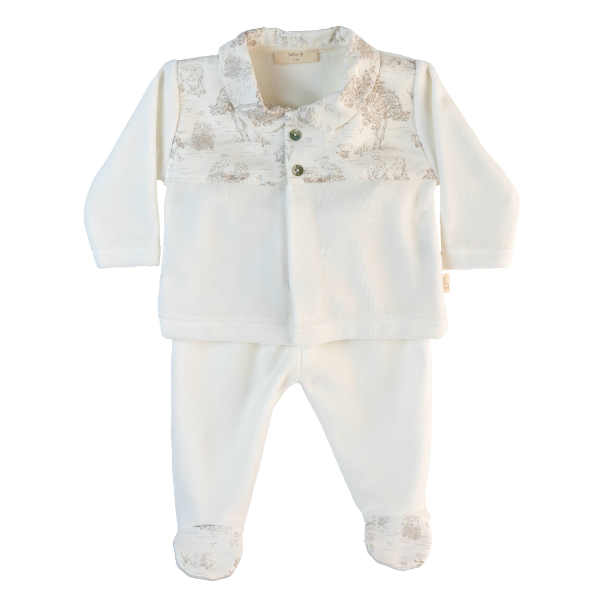 Baby Gi Boys Ivory Country Outfit