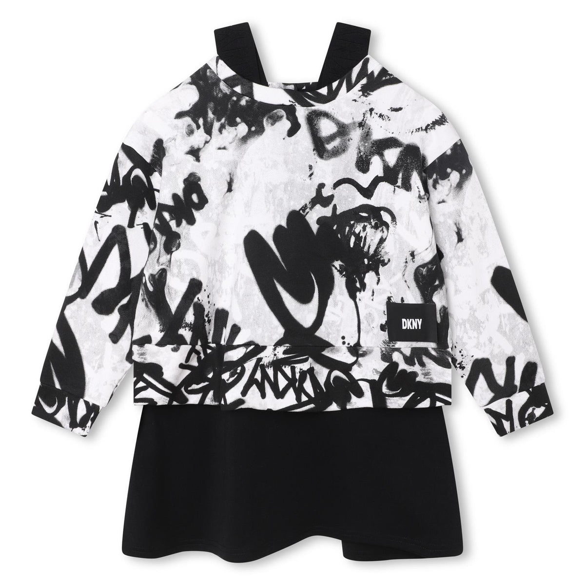 DKNY Graffiti Sweat Dress Set