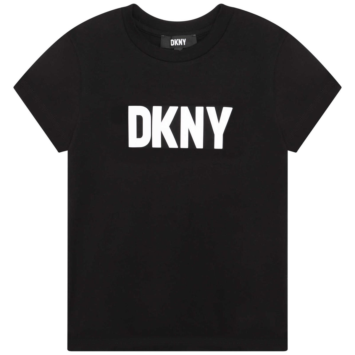 DKNY Black Basic Branded T-Shirt