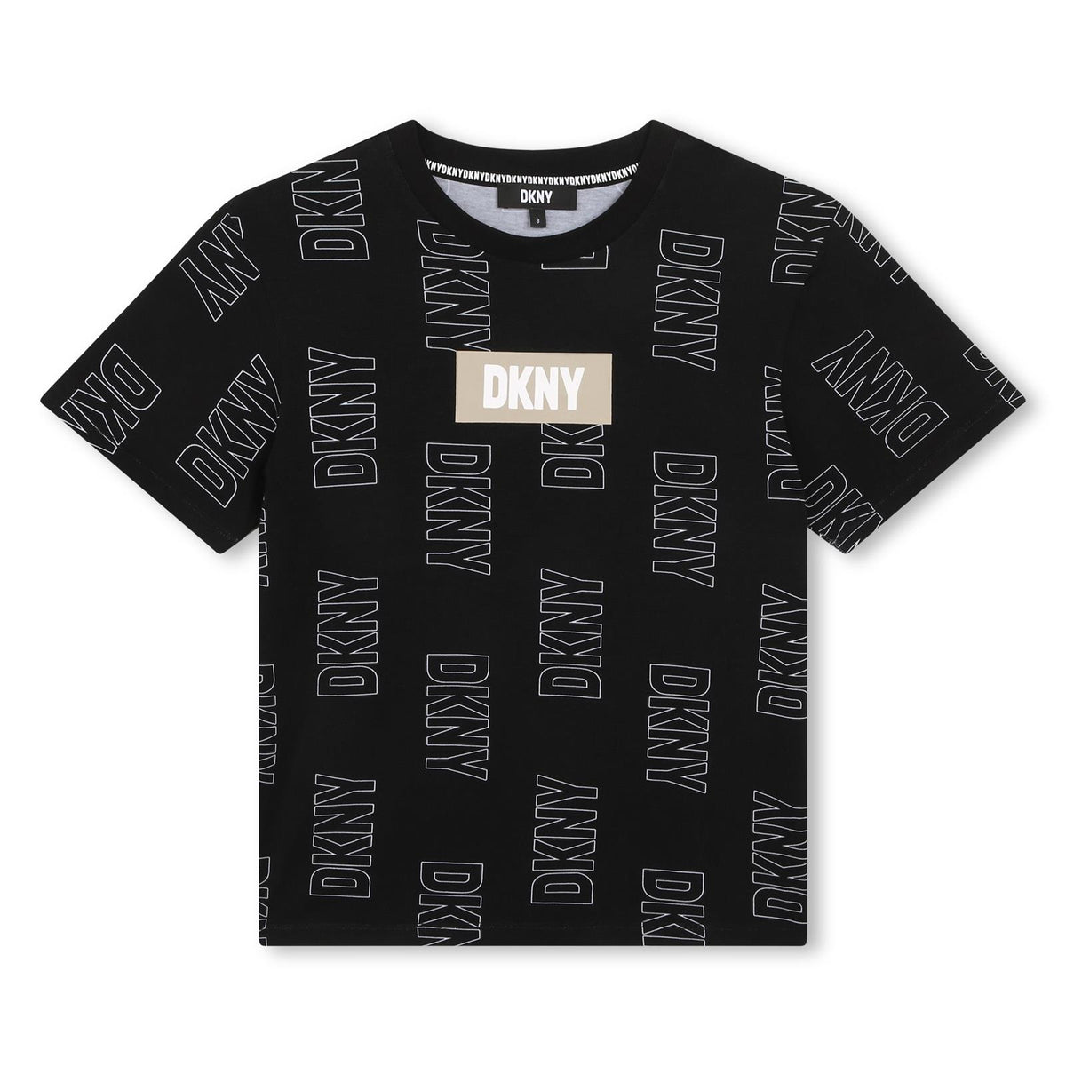 DKNY Black Branded T-Shirt