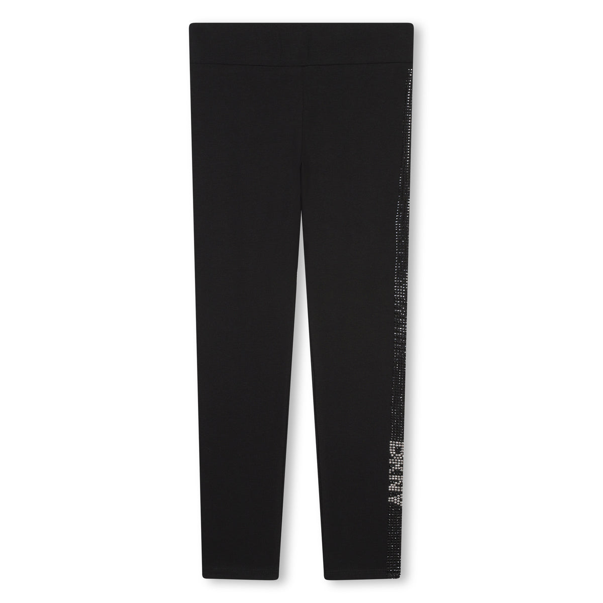 DKNY Girls Black Diamante Leggings