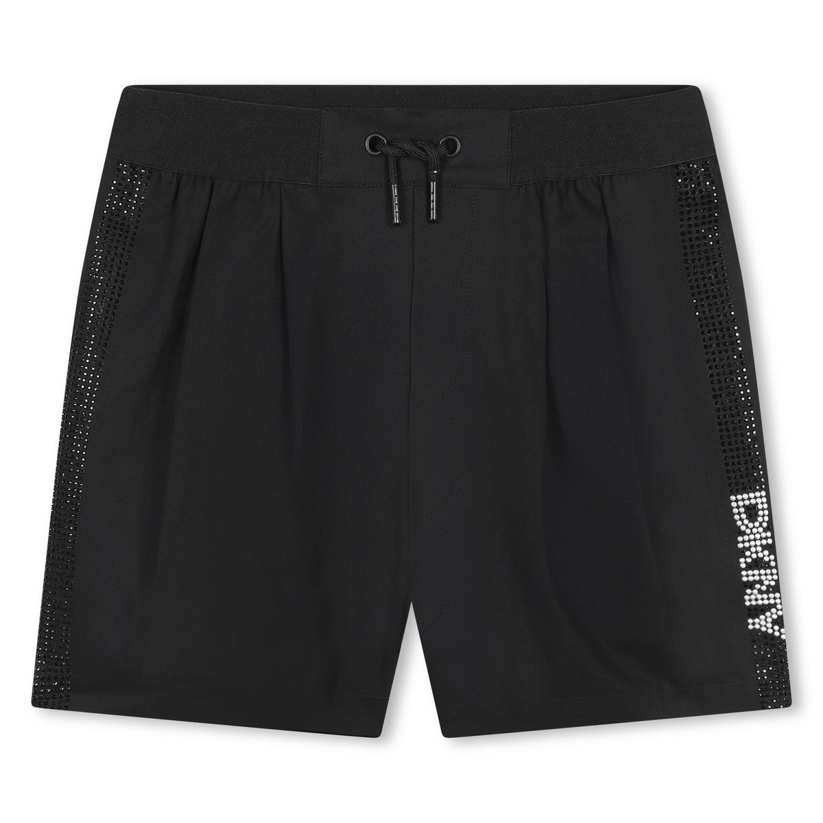 DKNY Girls Black Diamante Shorts