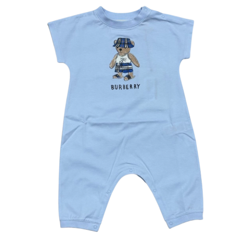 Burberry Baby Blue Bear Jensen Romper