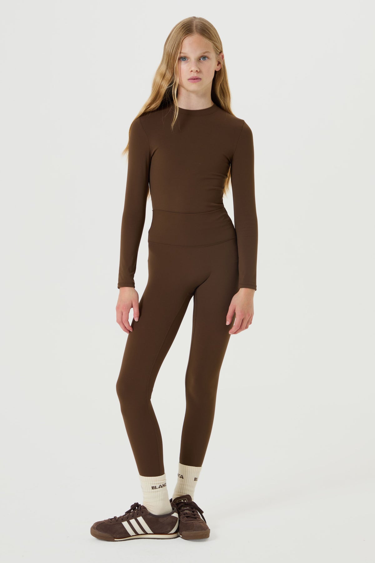 Blanca Sport Girls Brown Leggings Set
