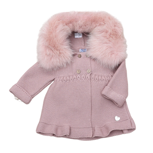 Pangasa Vintage Pink Knitted A-Line Jacket