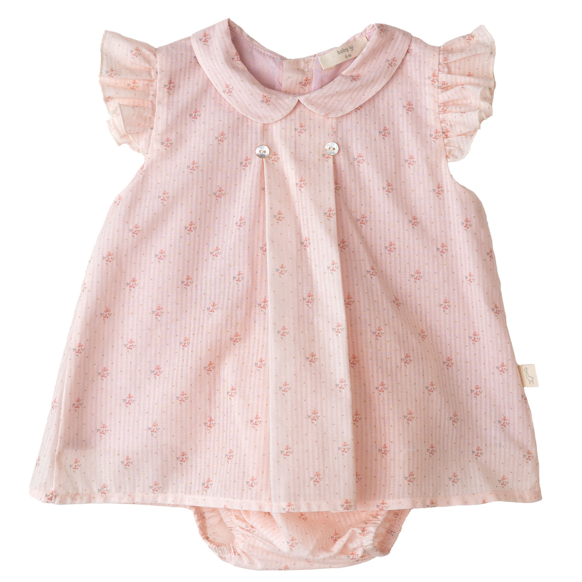 Baby Gi Peach Floral Dress & Knickers