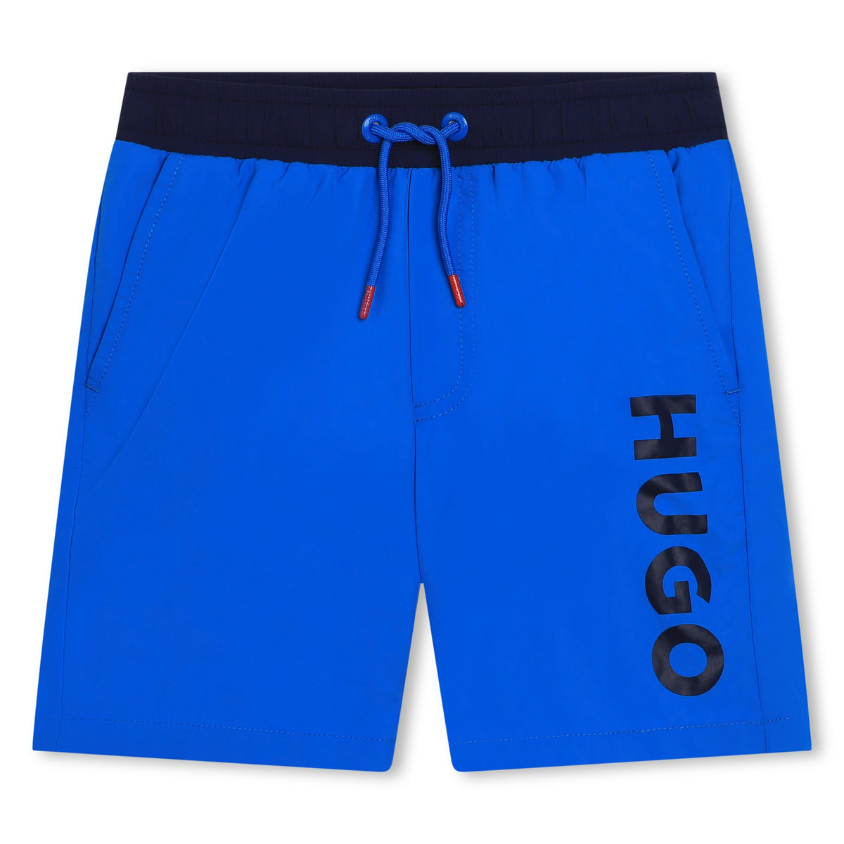 HUGO Boys Blue Logo Swimshorts