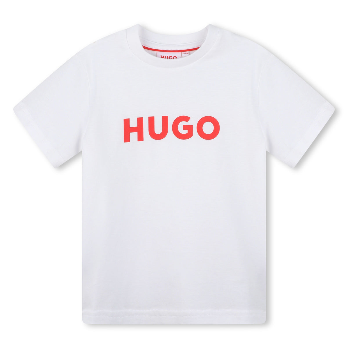 HUGO Boys White Logo T-Shirt