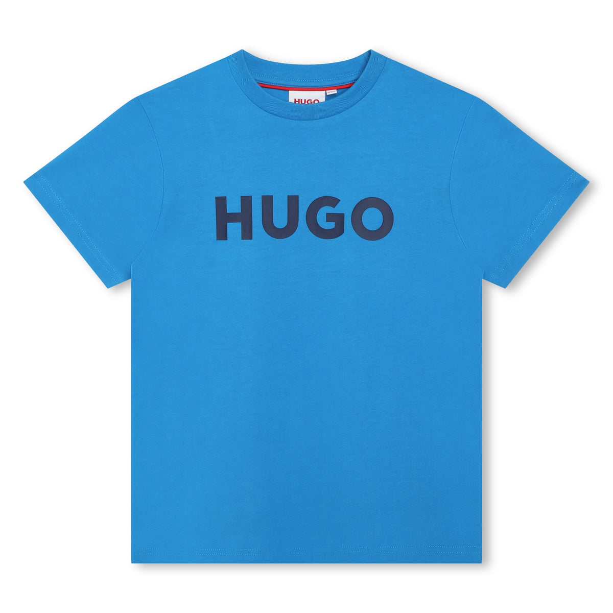 HUGO Boys Blue Logo T-Shirt