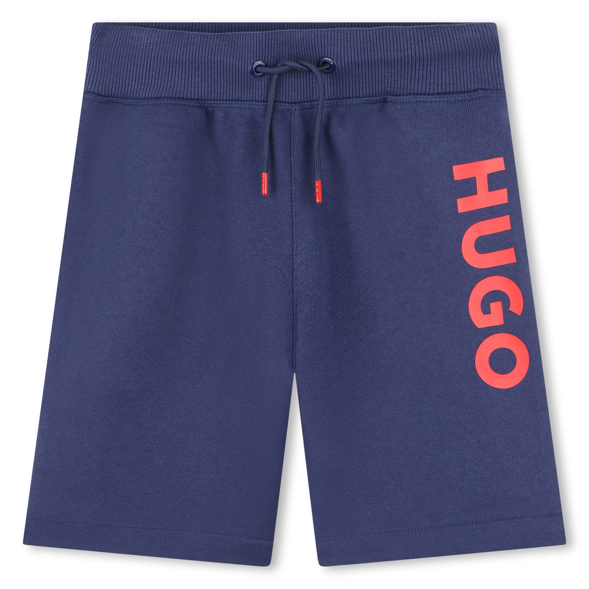 HUGO Boys Navy Logo Sweatshorts