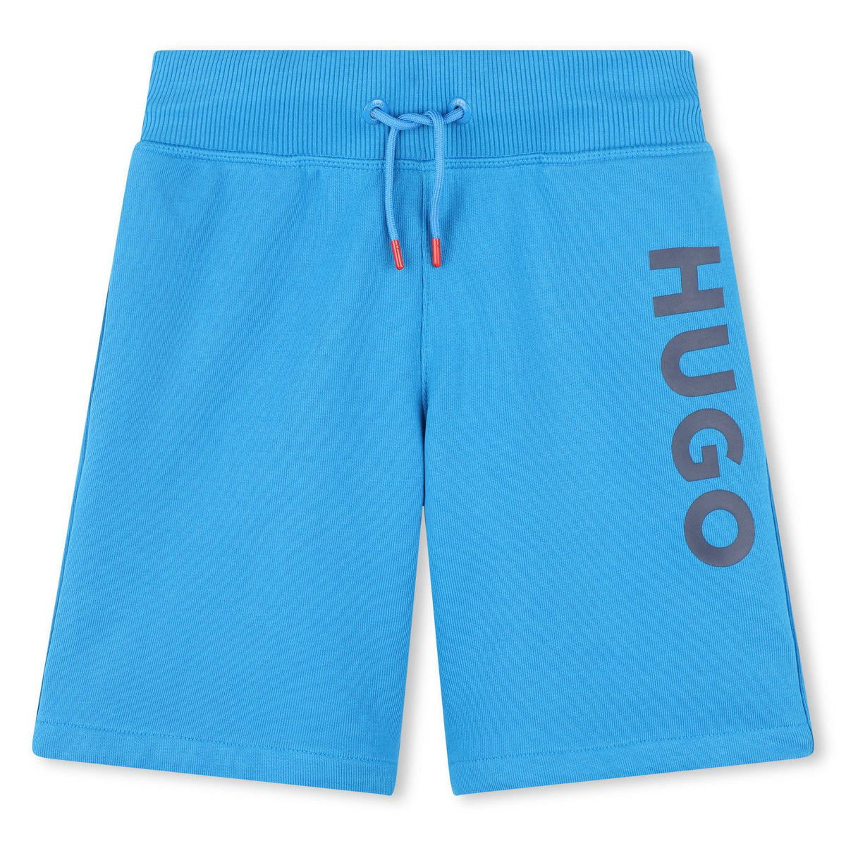 HUGO Boys Blue Logo Sweatshorts
