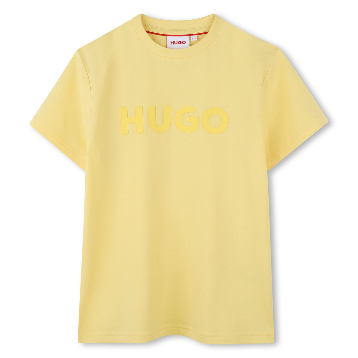 HUGO Boys Yellow Logo T-Shirt