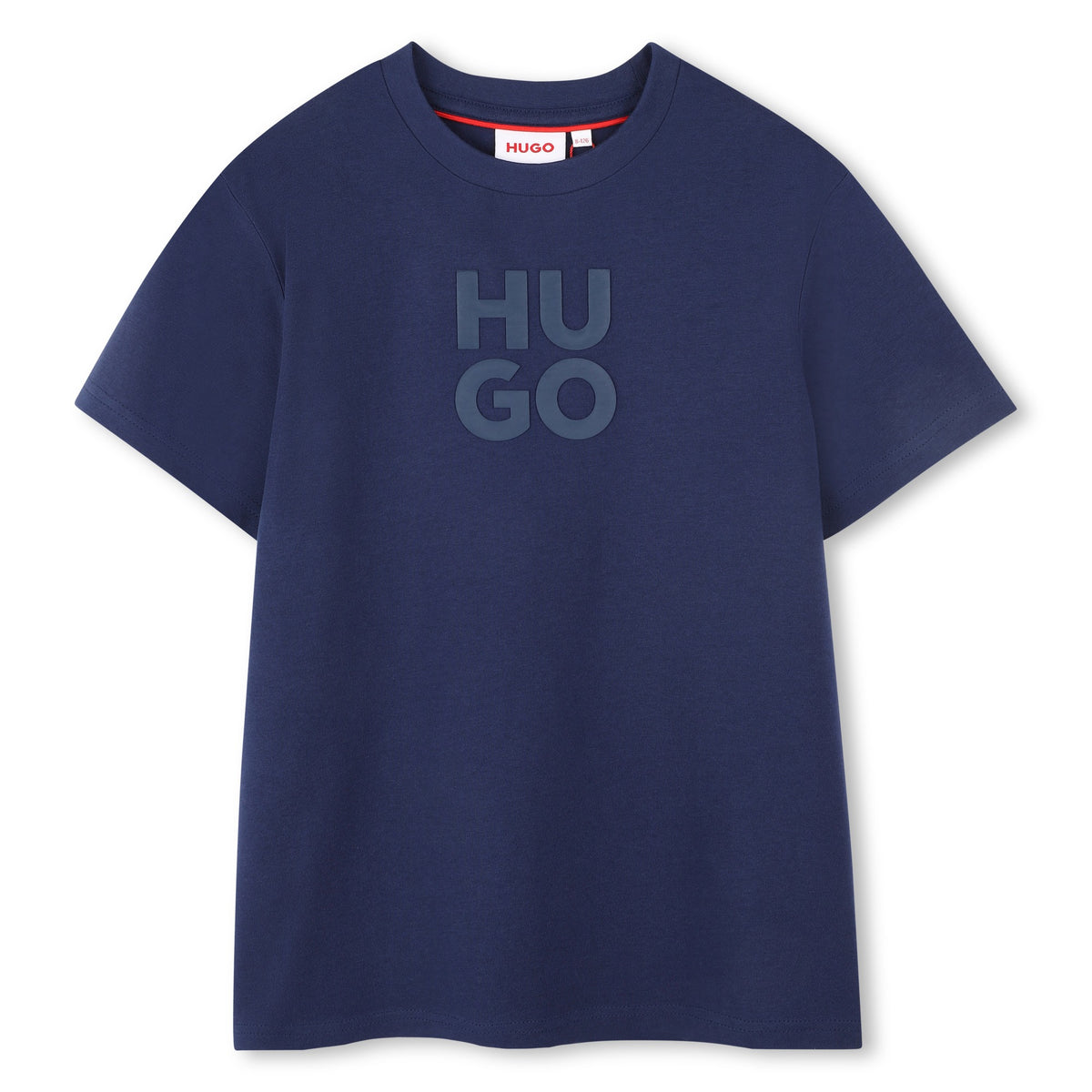 HUGO Boys Navy Logo T-Shirt