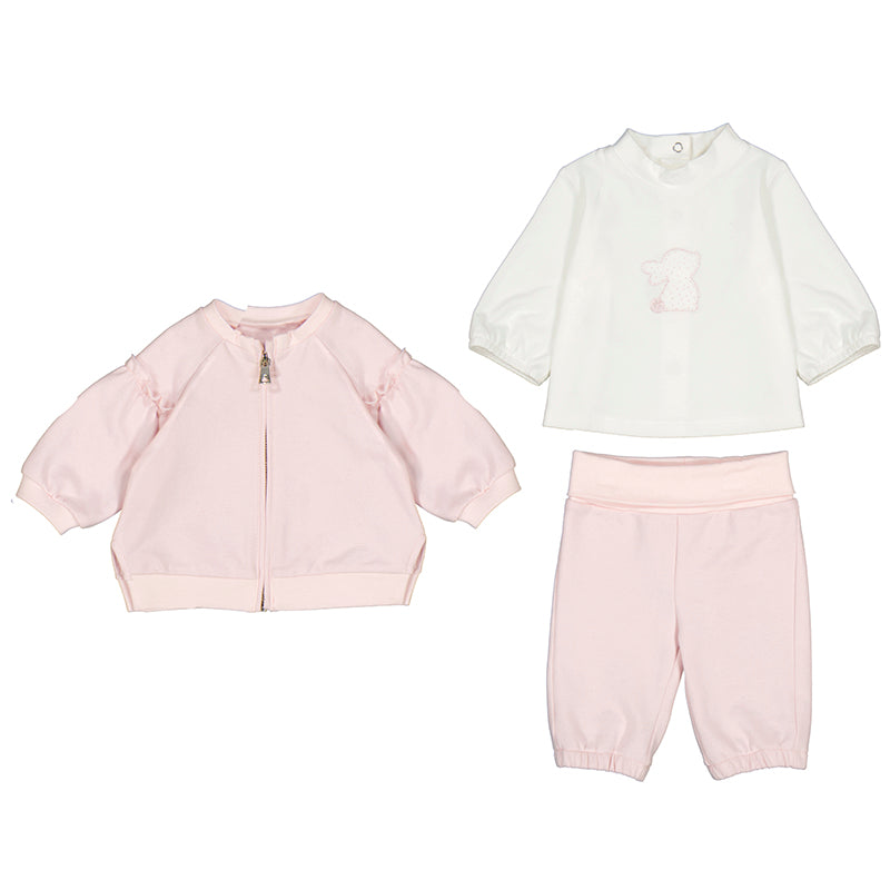Mayoral Baby Girls Pink Jogsuit