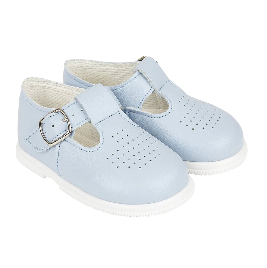 Early Days Baypods Pale Blue T-Bar Shoes
